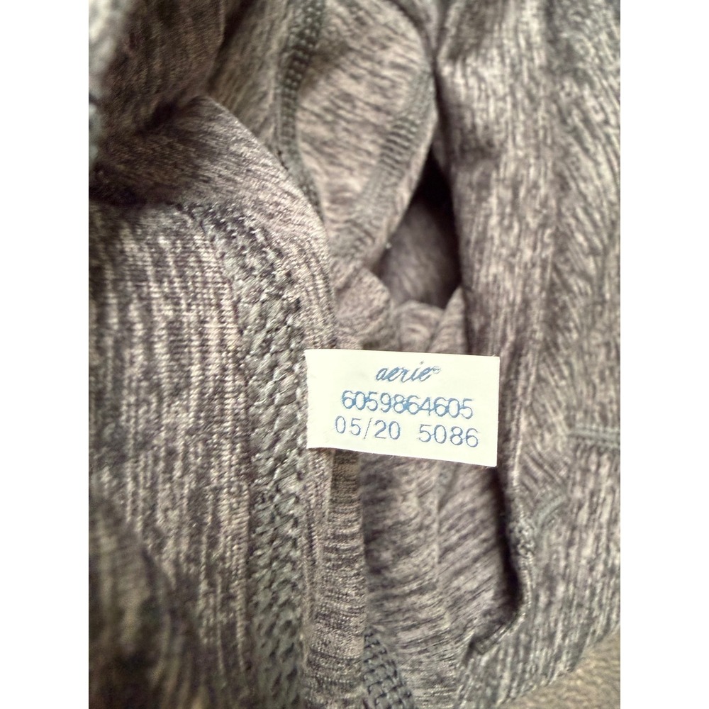 OFFLINE by Aerie The Hugger High Rise Space Dye Leggings Gray Pockets Large - Picture 6 of 6